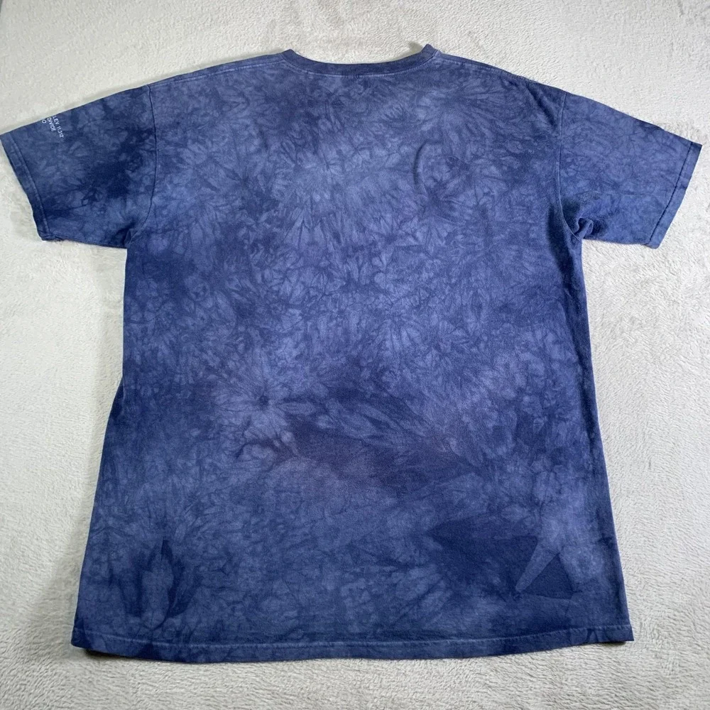 The Mountain Shirt Mens 2XL Blue Bald Eagle American Flag Monarch Crest‎ Tie Dye - Picture 10 of 10